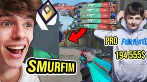 SMURFIM NA FORTNITE PRO HRÁČE! 🥶😱 w/ Minny l Cantzer VALORANT