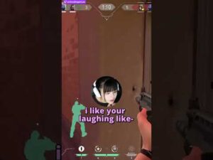 playing Valorant with the sweetest fangirl...