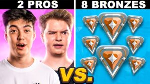 2 Pros vs 8 Bronzes (Impossible VALORANT Challenge)