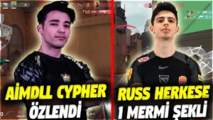 AİMDLL CYPHER ÖZLENDİ!! RUSS HERKESE ONE TAP ŞEKLİ | VALORANT EN İYİ ANLAR #831