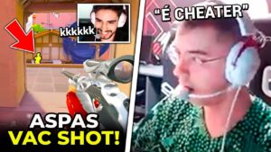 ASPAS DEIXOU O TIME IMPRESSIONADO COM VAC SHOT! MWZERA CHAMOU KHALIL DE CHEATER APÓS JOGADA INSANA