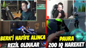 BERK'İ HAFİFE ALINCA REZİL OLDULAR!! PAURA 200 IQ HAREKET | VALORANT EN İYİ ANLAR #806