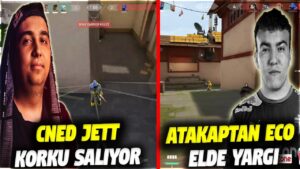 CNED JETT BİR MARKA!! ATAKAPTAN ECO ELDE DERS VERDİ | VALORANT EN İYİ ANLAR #818