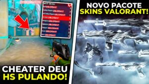 JETT CHEATER LIGOU O HACK E DEU HS PULANDO NOS INIMIGOS! NOVA COLEÇÃO DE SKINS SOULSTRIFE