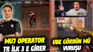 MUJ OPERATOR TR İLK 3 GİRER!! UBE GÖRDÜN MÜ VURUŞU | VALORANT EN İYİ ANLAR #814