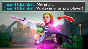"Menina, vc deveria virar PRO PLAYER" (Mulheres dando show no Valorant)