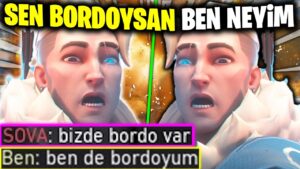 RAKİBE BORDO GELDİ ama BORDO BENİM?! | VALORANT