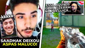 SACY COMENTA SOBRE A NOVA SKIN CEIFADOR! ASPAS TILTOU COM SAADHAK DE HARBOR KKKKK - VALORANT CLIPS
