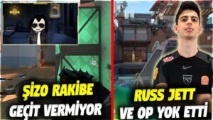 ŞİZO RAKİBE GEÇİT VERMİYOR!! RUSS JETT VE OPERATOR | VALORANT EN İYİ ANLAR #821