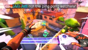 Throwing players off with Ping Pong Satchels!