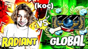 Valorant RADİANT vs CS:GO GLOBAL Karşılaşırsa Ne Olur? (Takımlara koçluk)