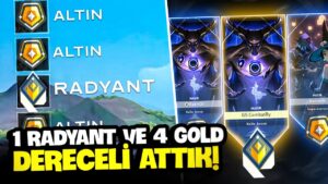 1 RADIANT ve 4 GOLD DERECELİ MAÇ GİRDİK ÇOK TEHLİKELİ OLDU !! VALORANT