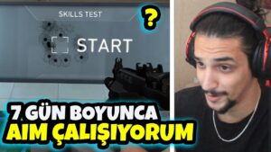 7 günde AİM'imi ne kadar geliştire bilirim ? | 1. gün | valorant