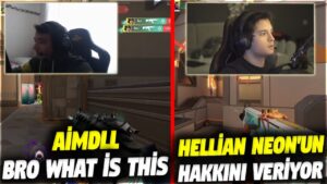 AİMDLL BRO WHAT İS THİS!! HELLİAN NEON'UN HAKKINI VERİYOR | VALORANT EN İYİ ANLAR #841