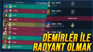 BÜYÜK DERECELİ AÇIĞI! DEMİRLER İLE OYNAYIP RADYANT OLMAK?! VALORANT