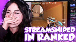 GETTING STREAM SNIPED IN VALORANT RANKED !!! | Kyedae