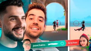 JUANSGUARNIZO SE APROVECHA DE QUE ARI ESTABA AFK!! | Heretics Mixwell