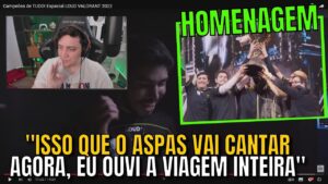 SAADHAK REAGINDO A HOMENAGEM DA LOUD: Campeões de TUDO! Especial LOUD VALORANT 2022
