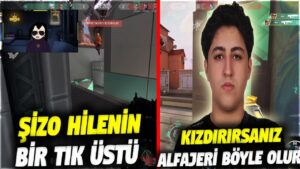 ŞİZO HİLENİN BİR TIK ÜSTÜ!! ALFAJERİ SİNİRLENDİRİRSENİZ BÖYLE OLUR | VALORANT EN İYİ ANLAR #832