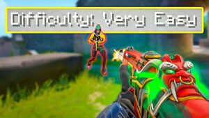 playing VALORANT on EASY MODE