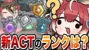 新ACTのランクが〇〇になるかるび【VALORANT】