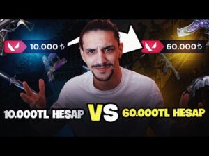 EN PAHALI VALORANT HESAPLARI | 60.000 TL VS 10.000 TL HESAP
