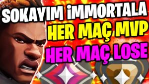 İMMORTALA ÇIKMAK İÇİN EFSANE OYNUYORUM ama DÜŞÜYORUM!! | VALORANT