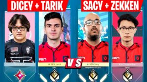 SEN Tarik With FAZE dicey Vs SEN Sacy With SEN Zekken In Immortal Radiant Lobby | VALORANT