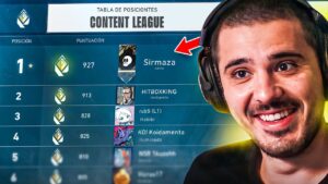 SOY EL NUEVO TOP 1 DE LA CONTENT LEAGUE DE VALORANT | SIRMAZA