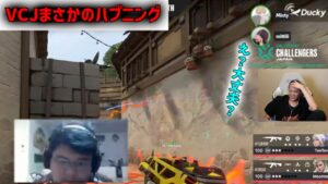 【VCJ】とんでもないハプニングの連発で驚愕するみっちーとminty 【VALORANT/mittiii/minty/NTH/SZ】