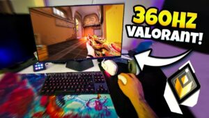 Valorant ama 360HZ , 0ms MONİTÖR ile oynadım!
