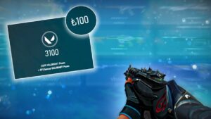 100 TL'ye 3.100VP aldım. 0.99% şans ile! VALORANT