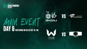 2023 WCG 발로란트 챌린저스 코리아 - 스테이지 1 본선 6일차 I CNJ vs. SDC, WGS vs. DK