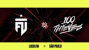 FUT Esports x 100 Thieves (Mapa 1: Lotus) | VALORANT LOCK//IN São Paulo