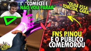 LOUD CORINGA COMEÇOU NO VALORANT E NÃO VAI PARAR / TORCIDA VIBROU NA PINADA DO FNS + REAÇÕES