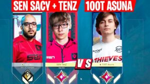 SEN TenZ & SEN Sacy Vs 100T Asuna Happened In Immortal Radiant Lobby Ranked | VALORANT