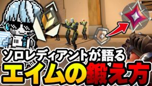 【Valorant】イモレディ帯になりたい人に向けたエイム・感度設定の考え方、エイムの鍛え方【ソロ専でレディアント行った人が解説】