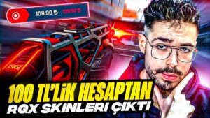 100 TL'LİK RANDOM HESAPTAN RGX SETİ ÇIKTI DERECELİ GİRDİM! RGX 11Z PRO SKİNLERİ EFSANE! Valorant