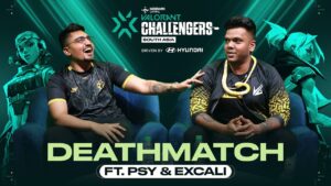 Deathmatch With Psy & Excali: A Hilarious Interview at Nodwin Valorant Challengers South Asia Lan!