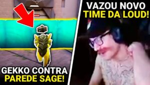 JOGADORES DE SAGE ODIARAM O NOVO AGENTE GEKKO! COREANO VAZOU O NOVO TIME DA LOUD - VALORANT