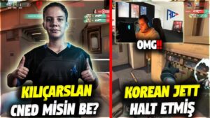 KILIÇARSLAN CNED MİSİN BE!! KOREAN JETT HALT ETMİŞ | VALORANT EN İYİ ANLAR #910