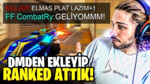 RASTGELE bir TAKIMA girip RANKED ATTIM! VALORANT