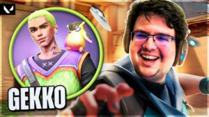 REAQUECENDO A JETT E REAGINDO AO NOVO AGENTE GEKKO | VALORANT