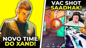 REVELADO O NOVO TIME DO XAND NO VALORANT! SAADHAK FICA ASSUSTADO COM JOGADA - VALORANT CLIPS