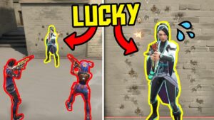 VALORANT But Only SUPER Lucky Moments