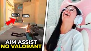 VALORANT ESTÁ AJUDANDO JOGADORES COM AIM ASSIST?! PAULA NOBRE QUASE VENCEU ROUND - VALORANT CLIPS