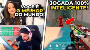 ASPAS RECEBEU BUFF NO DUO COM A NAXY! RADIANTES EM JOGADA 100% INTELIGENTE - VALORANT CLIPS