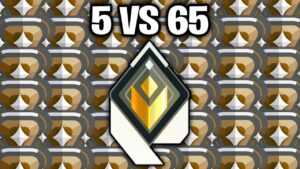 I put 5 Radiants VS 65 Bronze Players, Who Wins?
