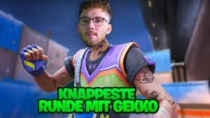 MEINE KNAPPESTE RUNDE MIT GEKKO 😳 | Valorant