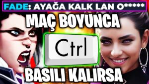 Oyun Boyunca CTRL TUŞU TAKILI KALIRSA NE OLUR?! | VALORANT